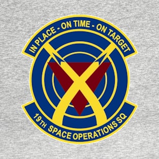 19th Space Operations Squadron Logo T-Shirt